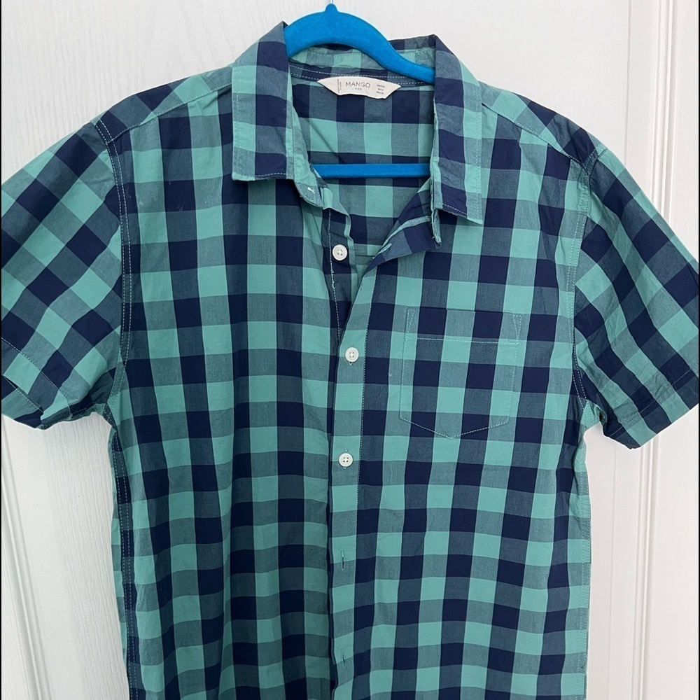 Mango boys shirt, size 13-14Y, new no tags